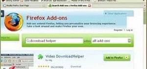 Download videos in Firefox