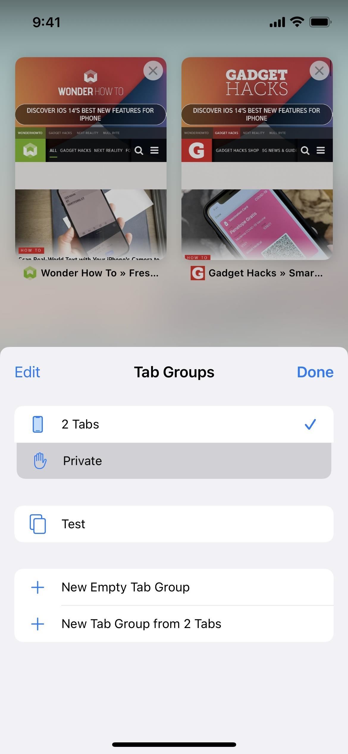How to Open a New Private Tab in iOS 15's Updated Safari Design