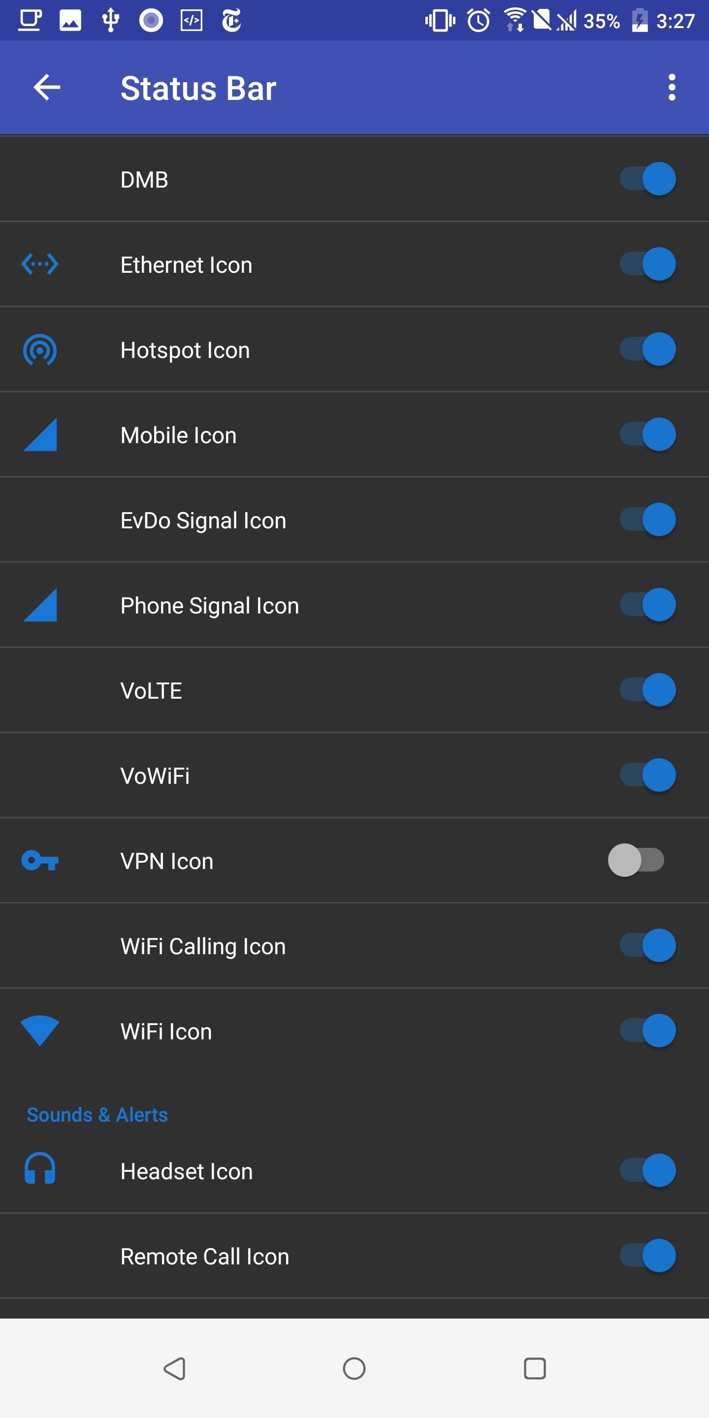  How to hide the VPN icon in the status bar of Android - no root required 