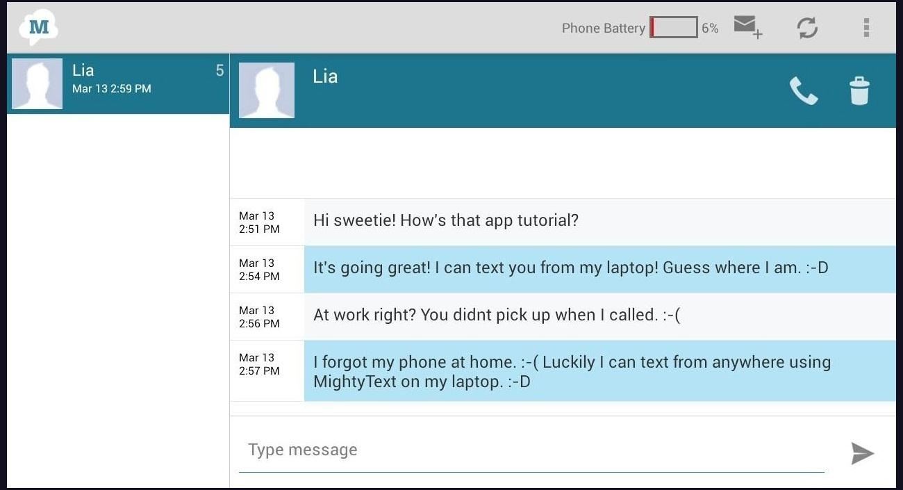 How to Send & Receive Text Messages from Your Nexus 7 by Wirelessly Syncing SMS with Your Phone