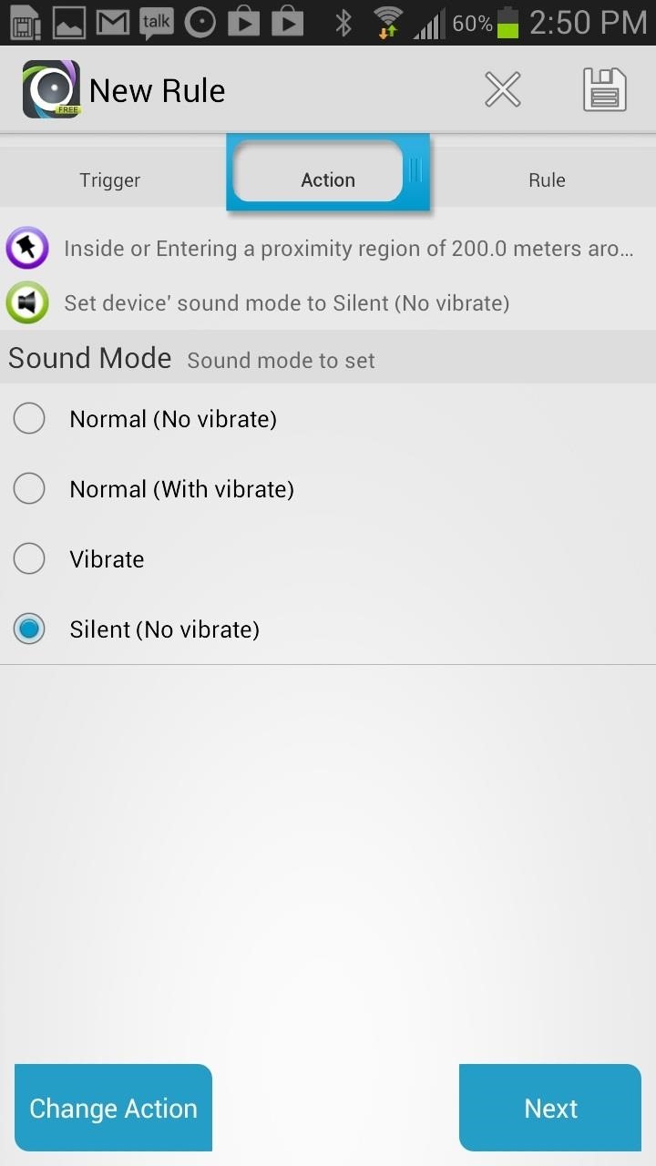 How to Automatically Silence Your Samsung Galaxy Note 2 in a Set Location (Or Automate Any Other Task You Want)
