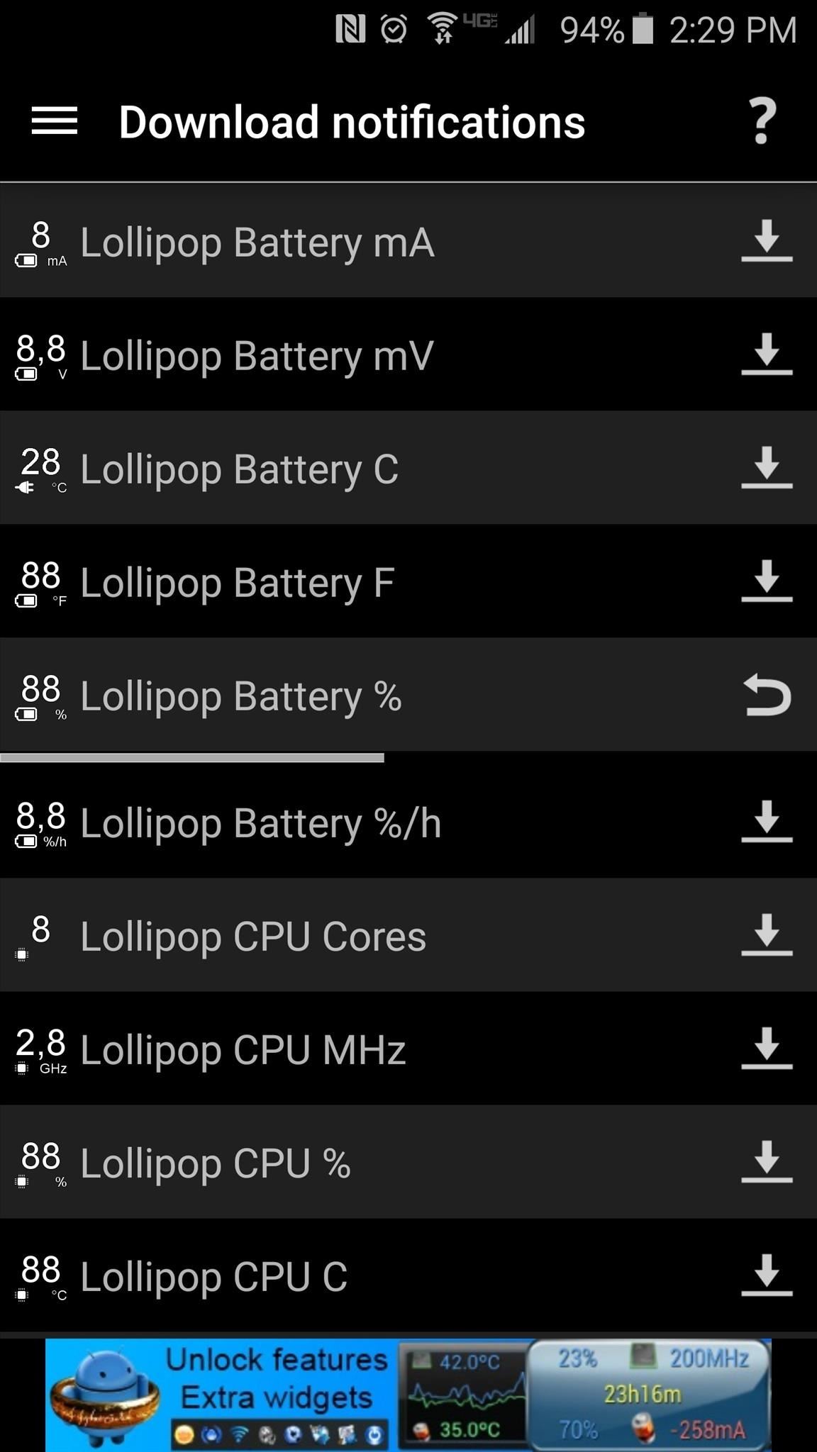 Add a Battery Meter & System Stats to the Information Stream on Your Galaxy S6 Edge