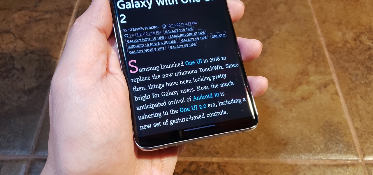 Get the iPhone's Swipe Gestures on Your Samsung Galaxy with Android 10