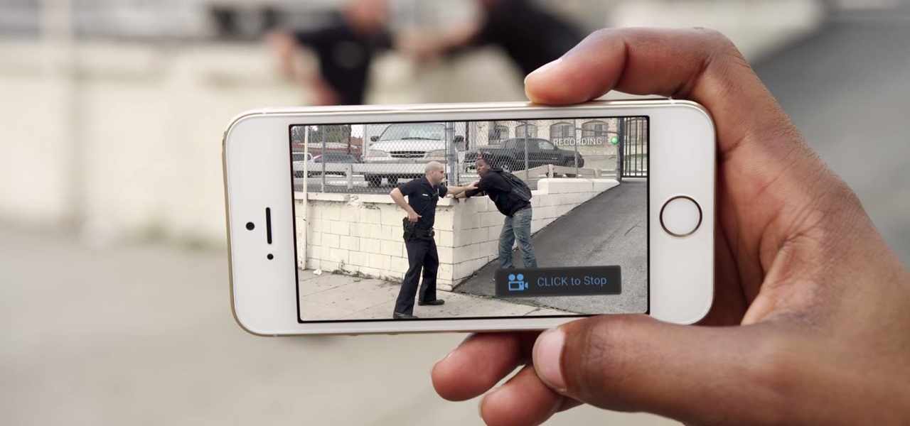 Don't Record Police with Your Regular Camera App — Use the ACLU's to Make Sure It Gets Uploaded Right Away