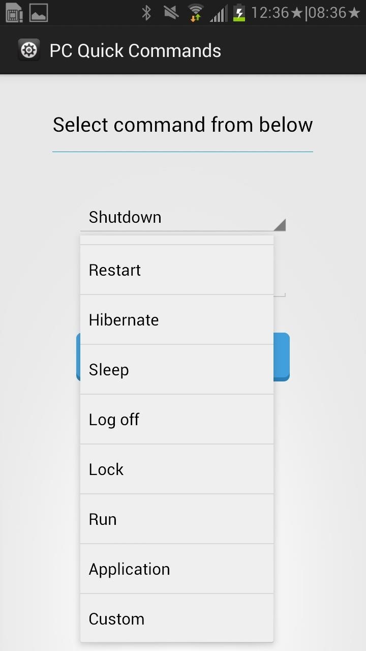 How to Send Shutdown, Sleep, & Other Commands to Your PC Remotely from Your Galaxy Note 2