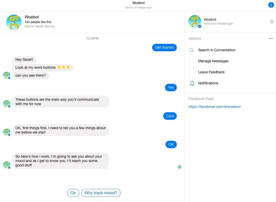 Your New Shrink Is Only a Facebook Message Away with Stanford's New Chatbot