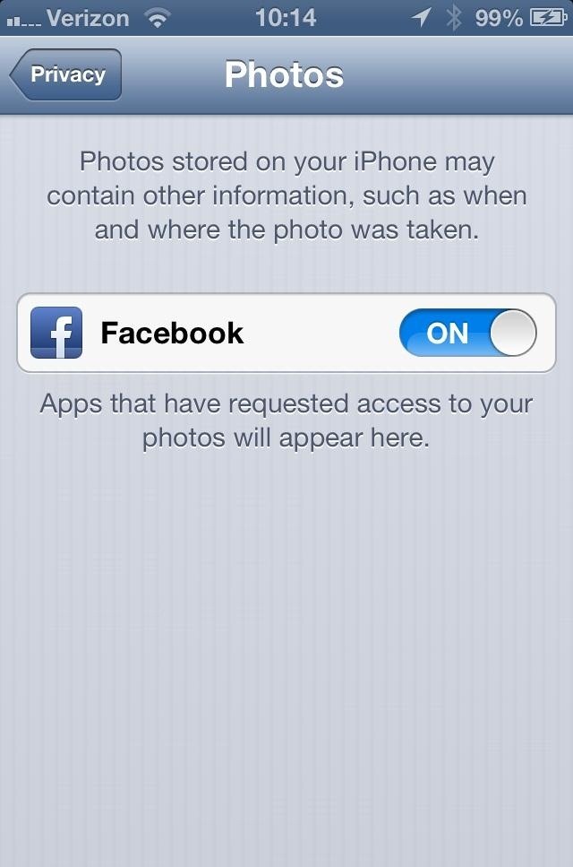 Can't Upload Photos to Facebook in iOS 6? Here's How You Stop Getting Errors