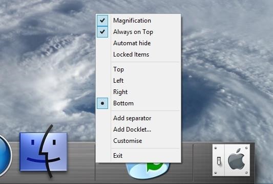 Como tentar fazer com que o OS X App Dock se preocupe com um PC com Windows