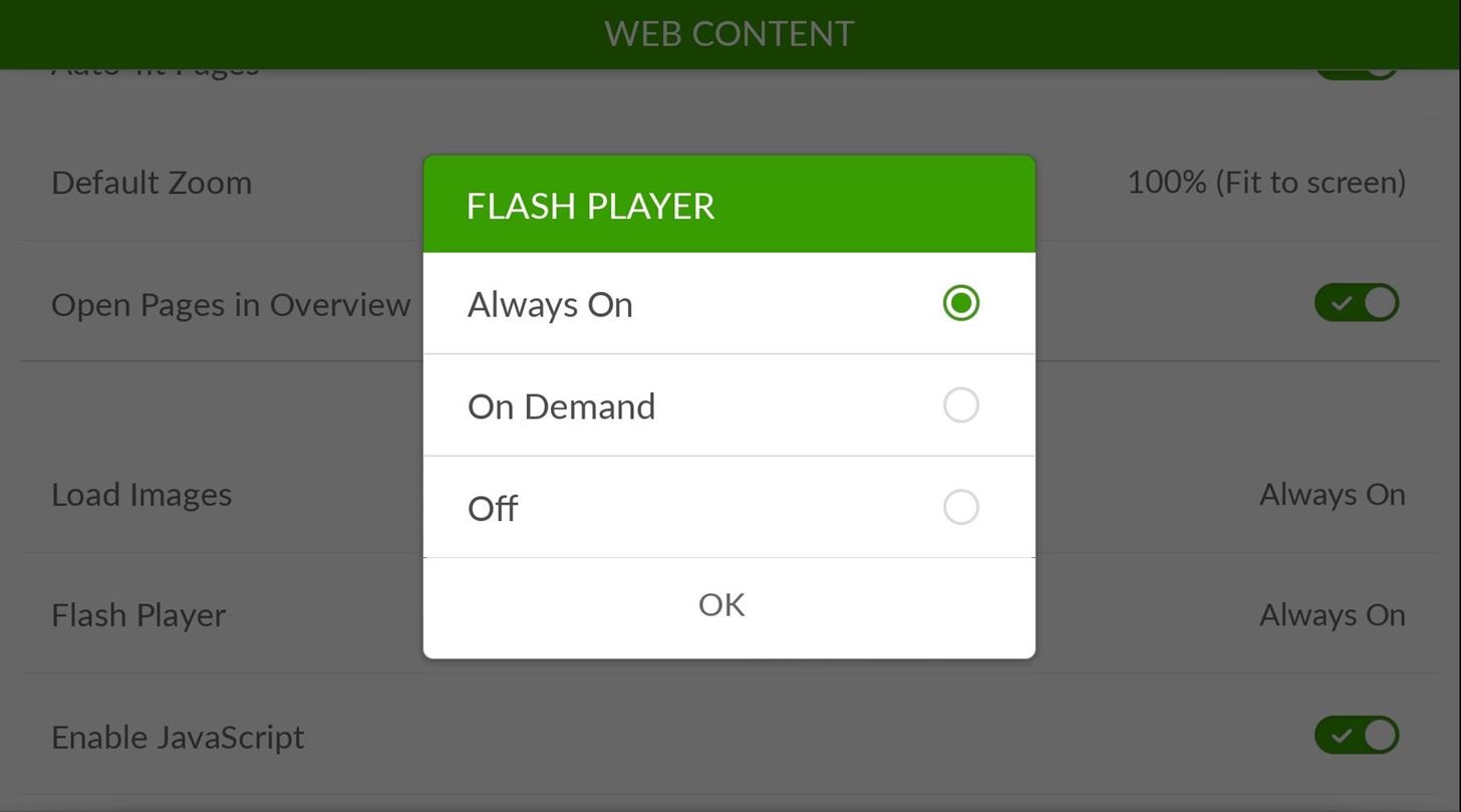 adobe flash player onenet