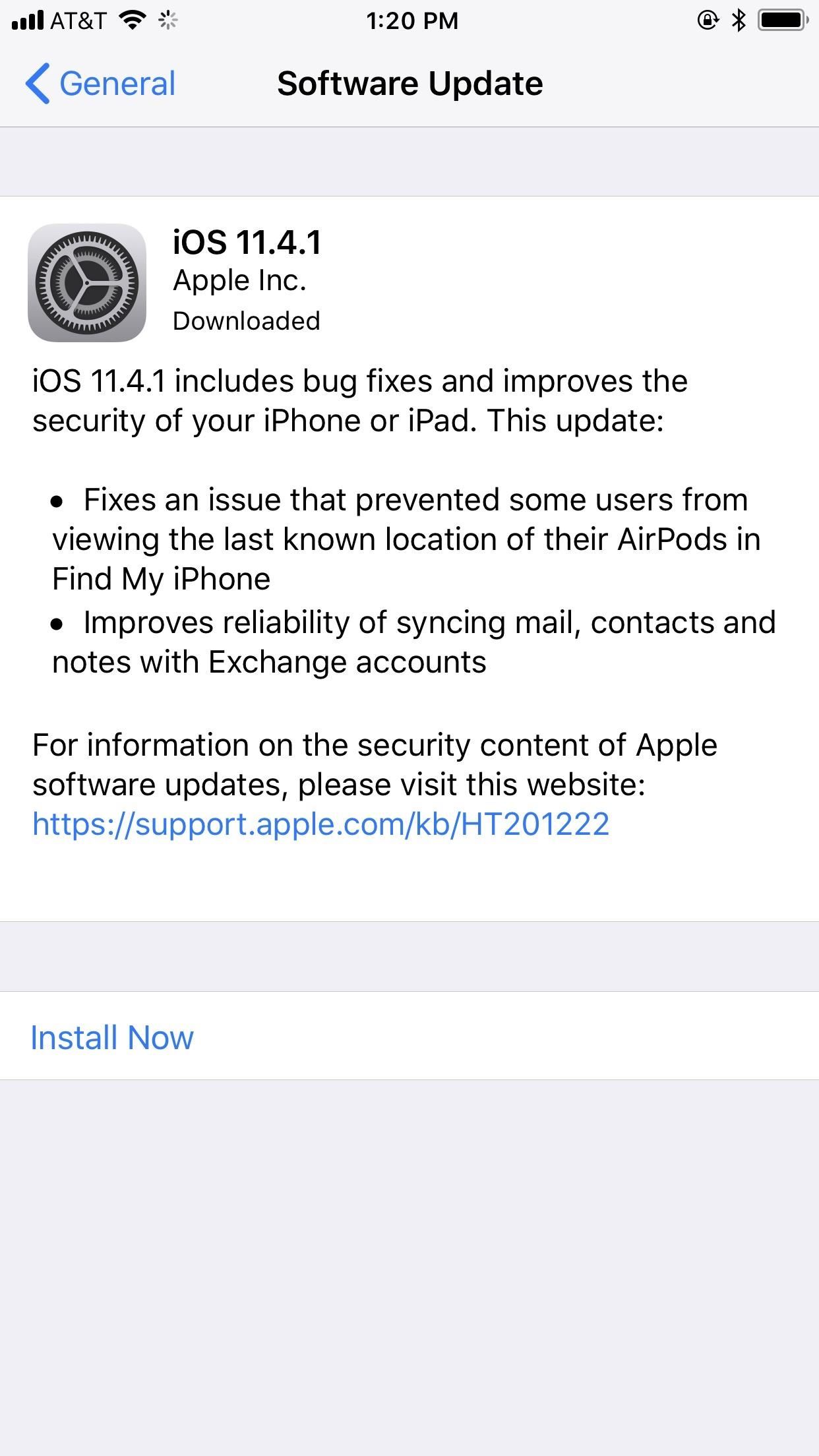 Just Released: iOS 11.4.1 for iPhones Includes More Secure USB Restricted Mode, Bug Fixes & Improvements