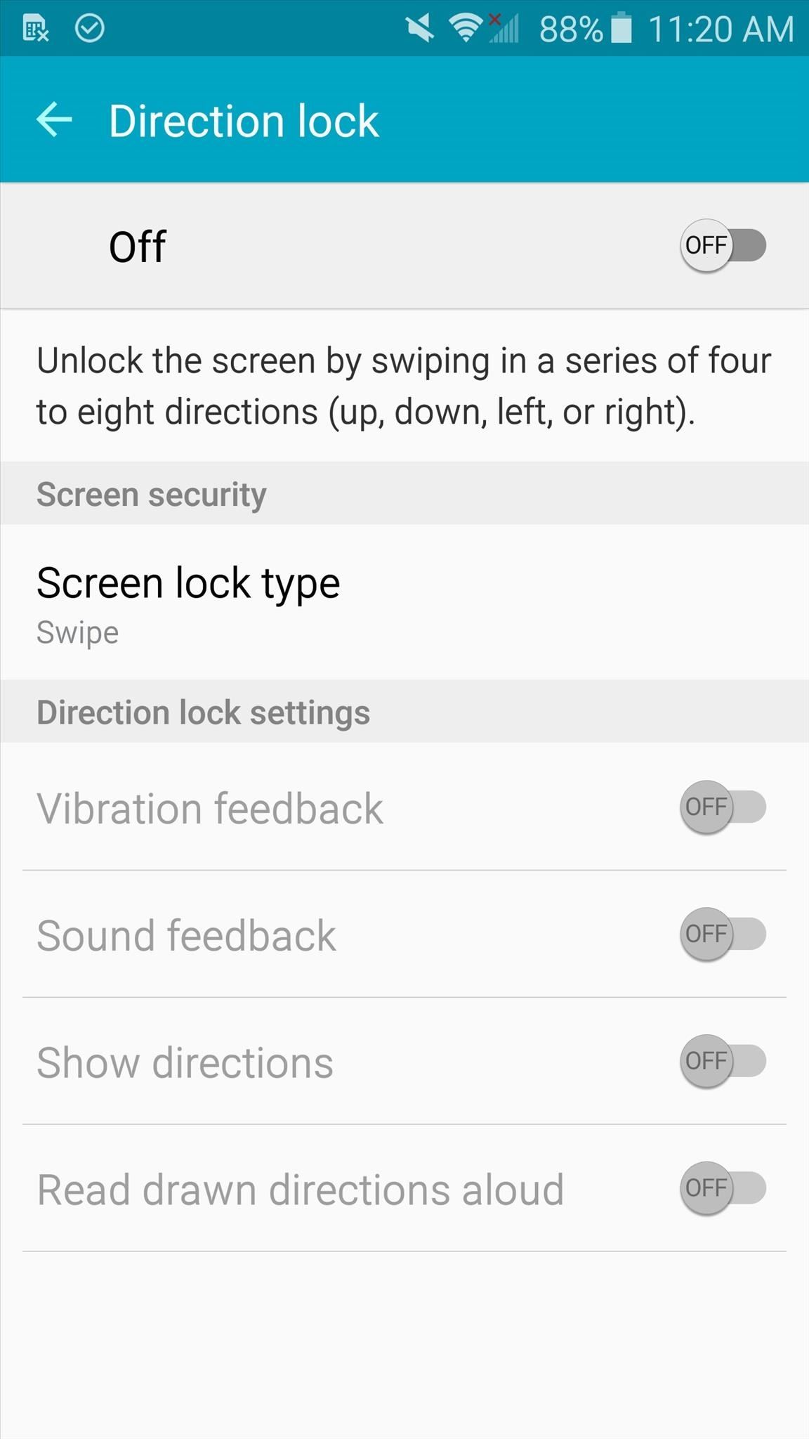 Use Directional Swipes to Unlock Your Galaxy S6 with the Hidden 'Direction Lock' Feature