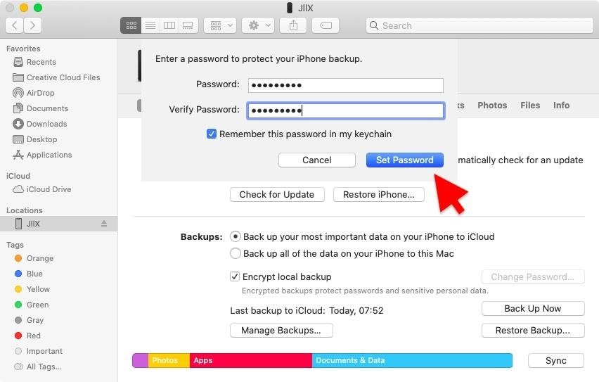 How to Back Up Your iPhone with Finder on MacOS