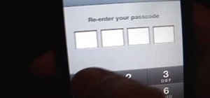 Set a passcode for your iPhone or iTouch