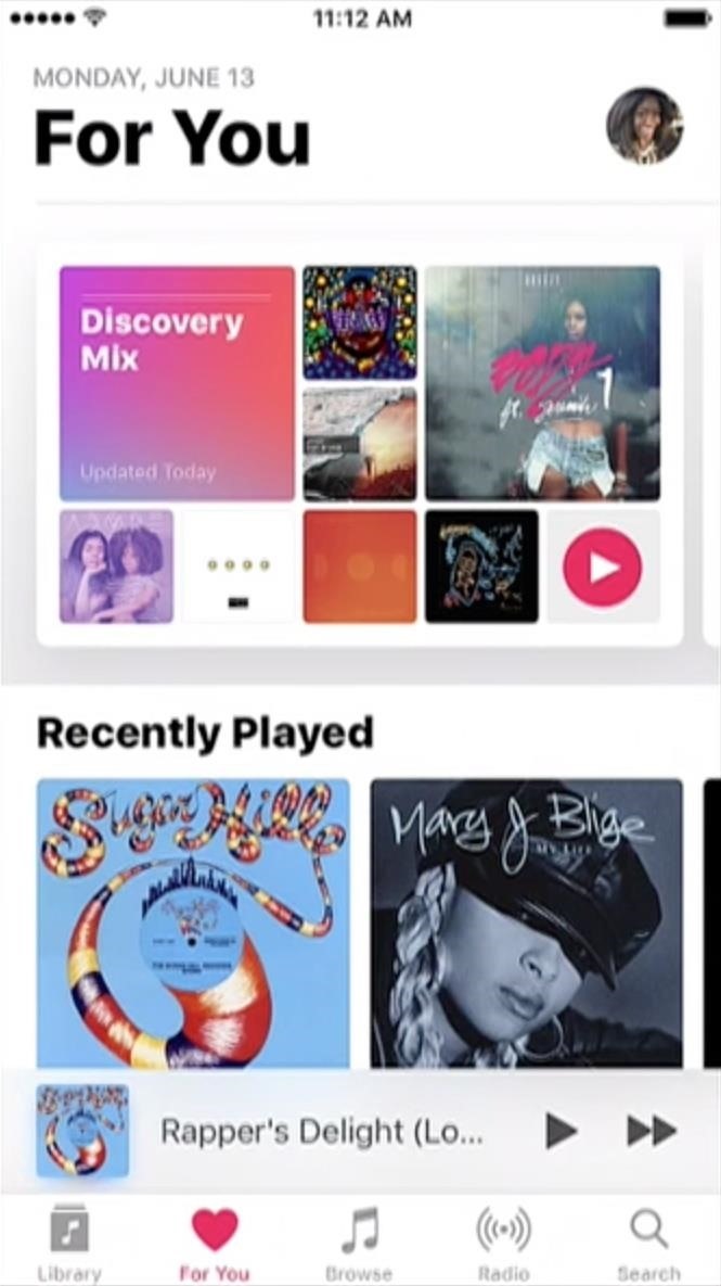 Apple Music Gets a Complete, More Intuitive Redesign in iOS 10