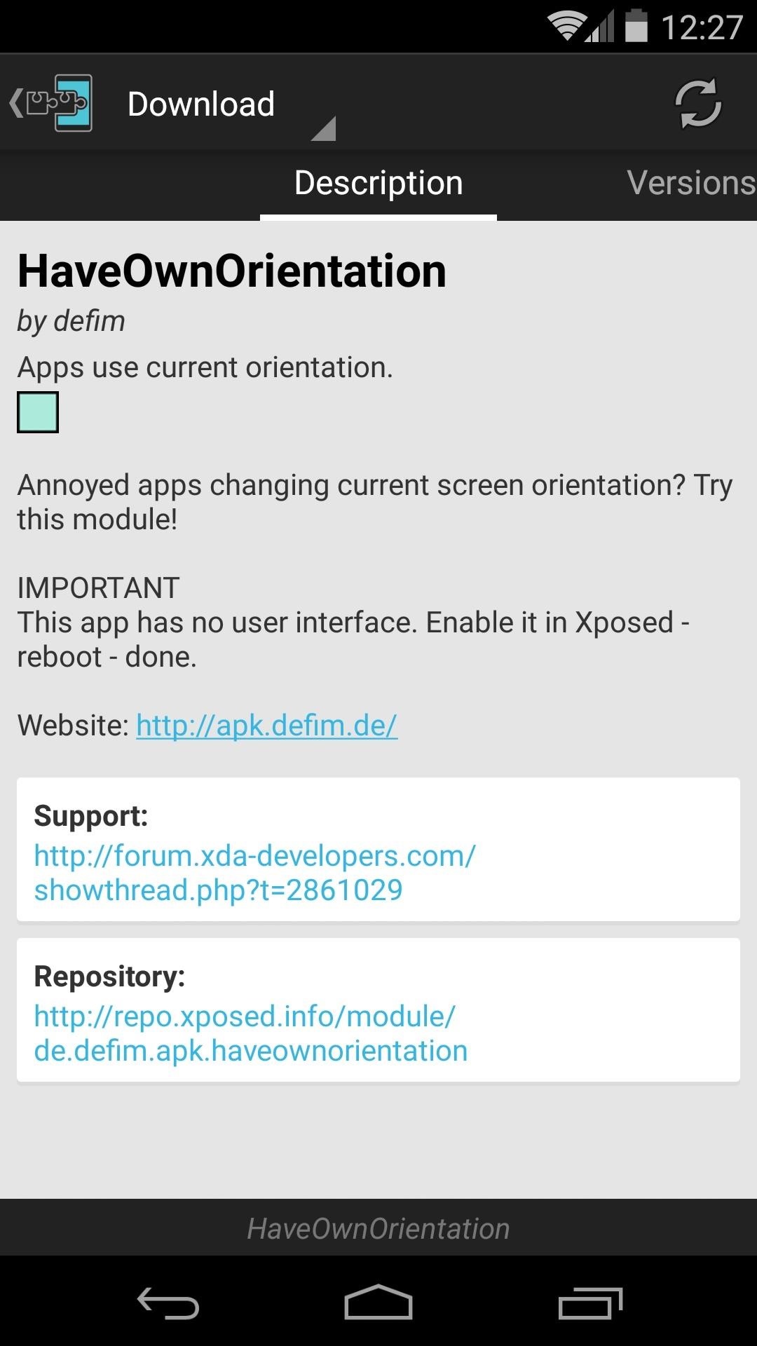Rotate Any Orientation-Locked App on Android