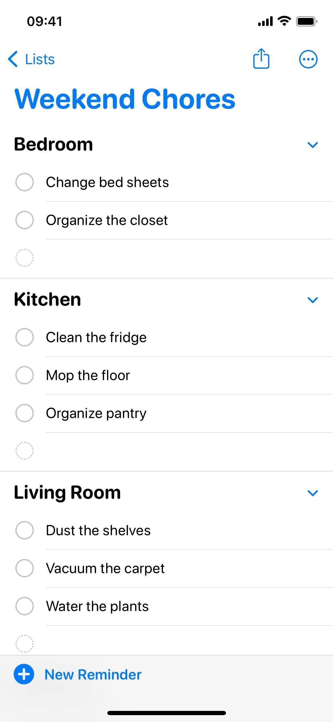 Organize Reminders by Sections and Columns on Your iPhone for More Efficient To-Do Lists