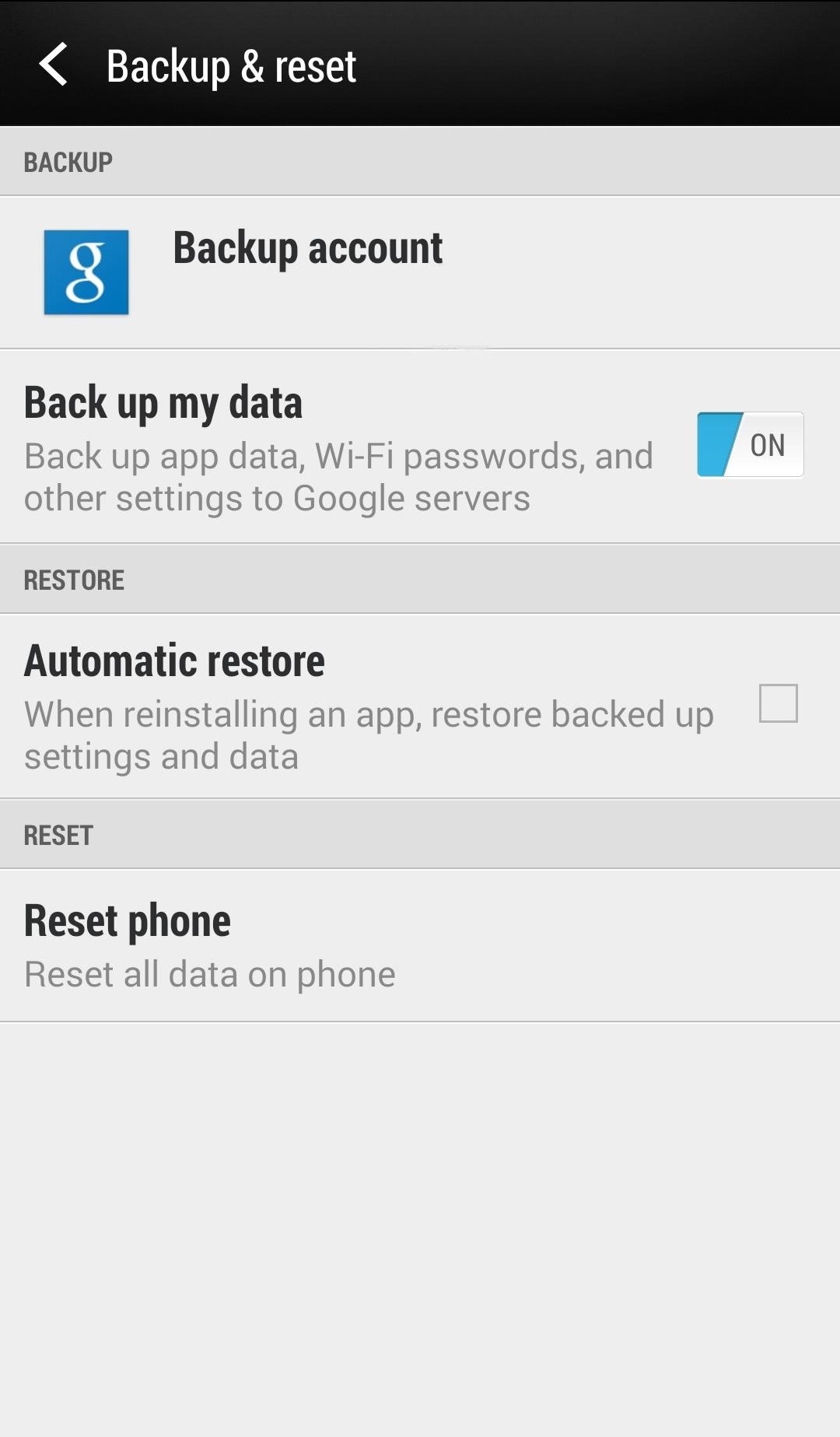 New Features and KitKat Compatibility Added to HTC Backup for Your HTC One