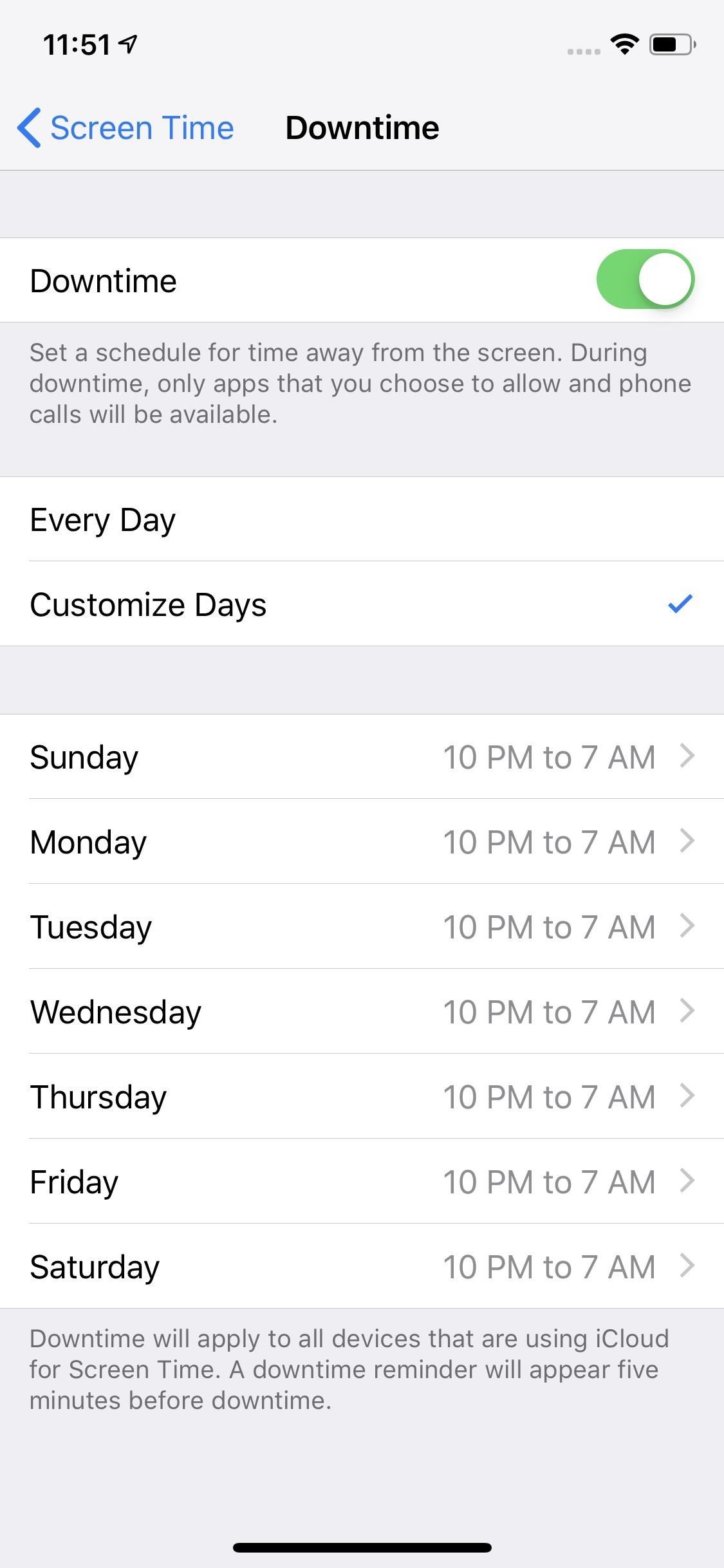 How to Set Different Downtime Schedules on Your iPhone for Each Day of the Week