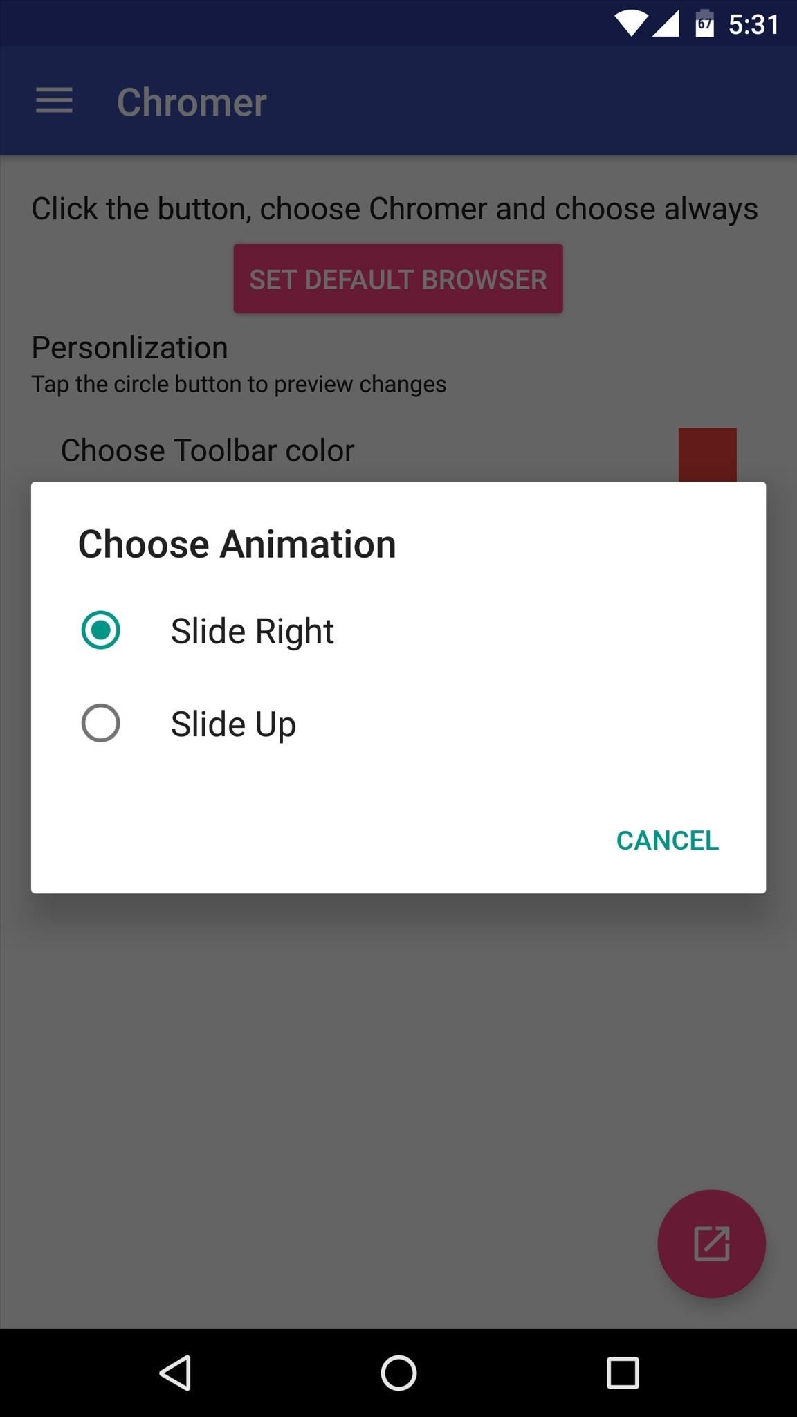 How to Add Chrome Custom Tabs to Every App on Android