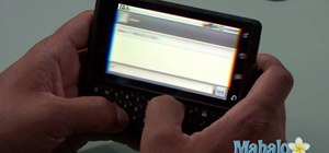 Create & send text messages on a Motorola Droid phone