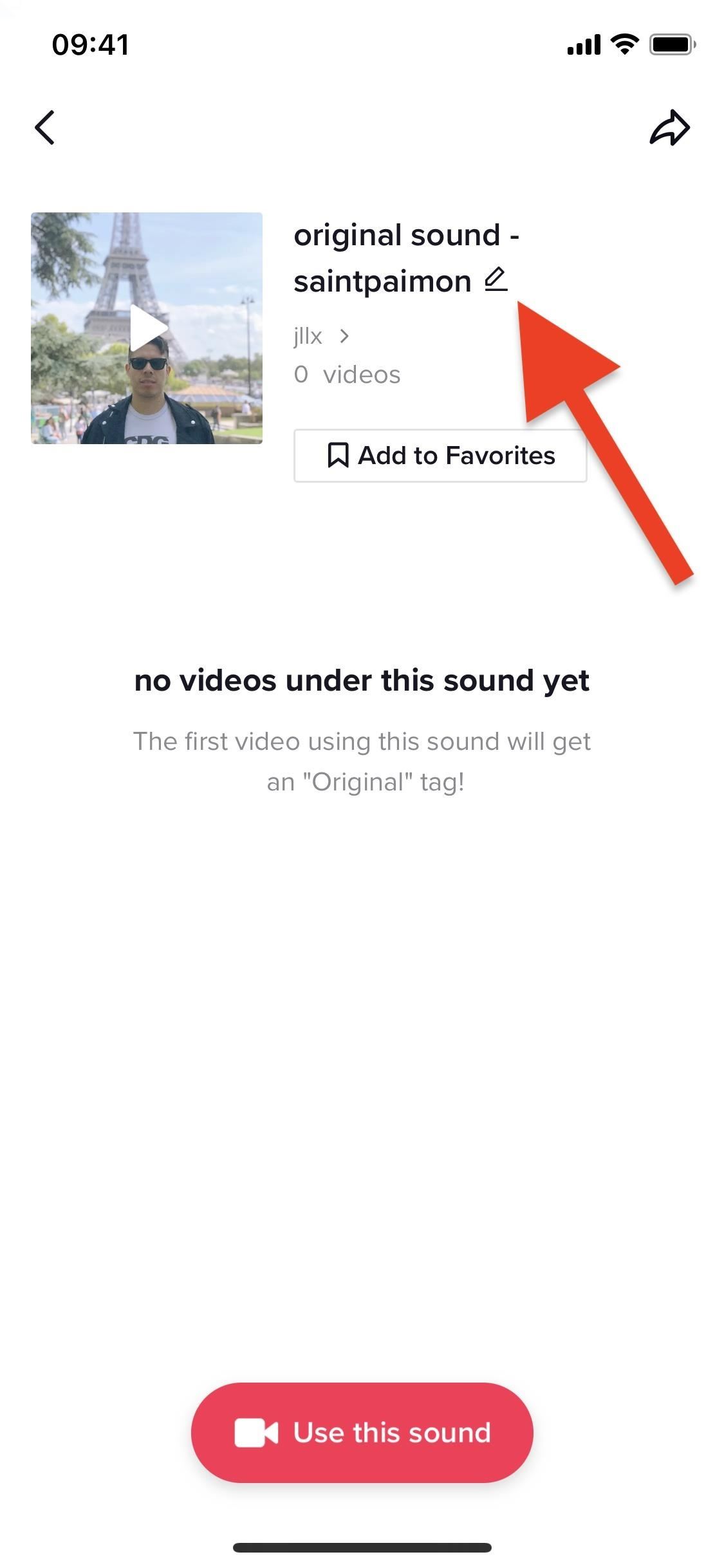 Rename Your Original Sound to Make Your TikTok Video More Shareable