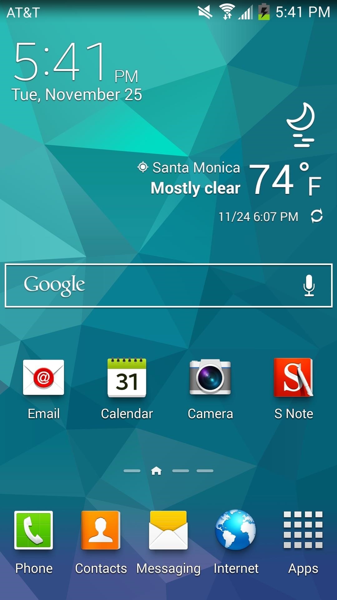 Make the AccuWeather Widget Transparent on Your Samsung Galaxy Note 3
