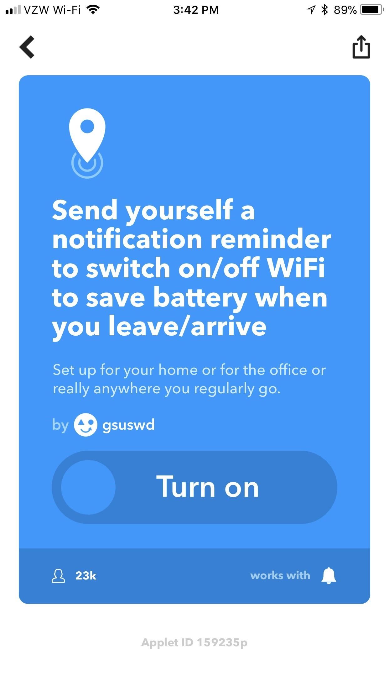 IFTTT 101: 5 Applets That Will Help Save Your Phone's Battery