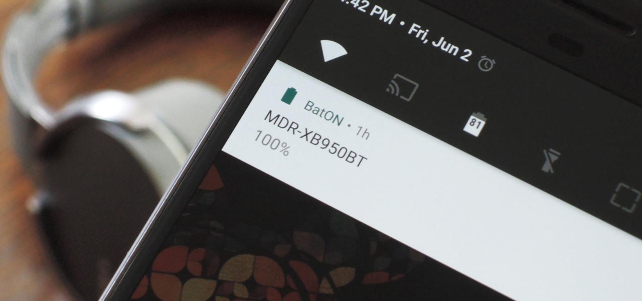 See Battery Life for Paired Bluetooth Accessories on Android
