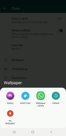 You Don't Have to Put Up with That Tired Old Wallpaper on WhatsApp