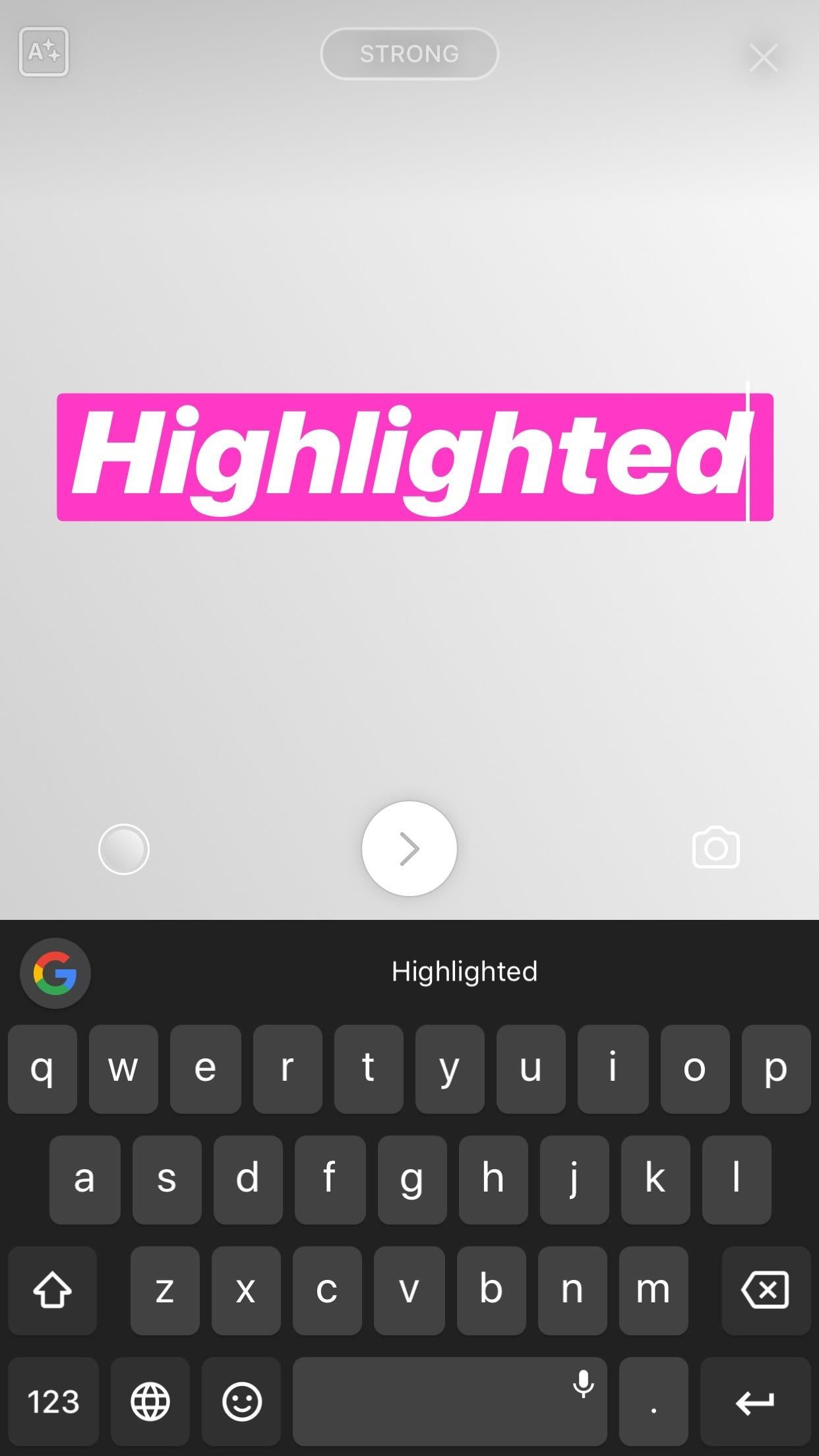 Instagram 101 How to Use Type Mode for Colorful TextOnly