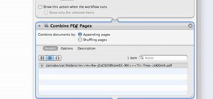Combine multiple PDF files on a Mac