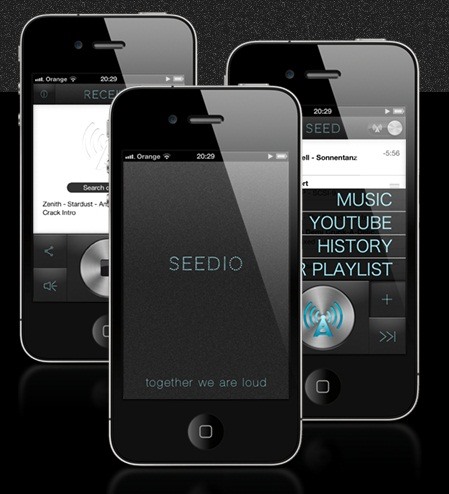 Play Music Simultaneously on Your iPad, iPhone, and iPod touch with the Seedio Loudspeaker App