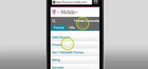 Access and browser the Internet on a T-Mobile myTouch 4G