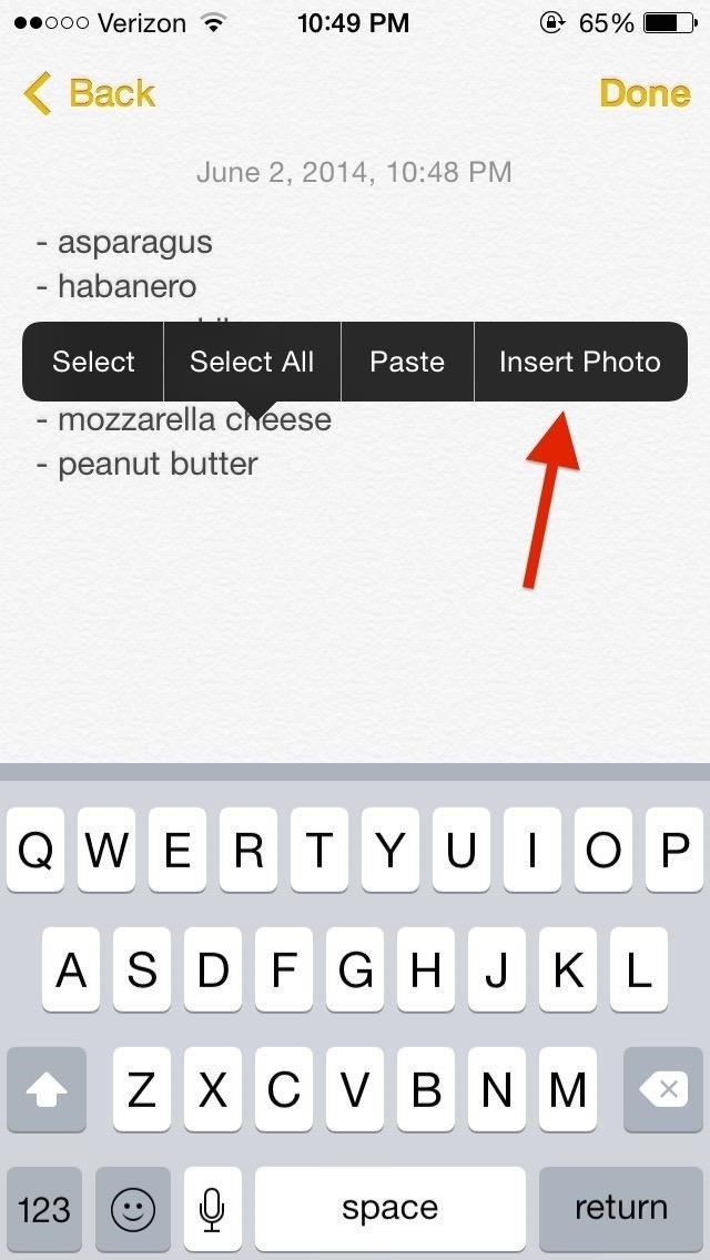 iOS 8 Lets You Add Rich Text & Photos (Even GIFs) To Notes on Your iPhone
