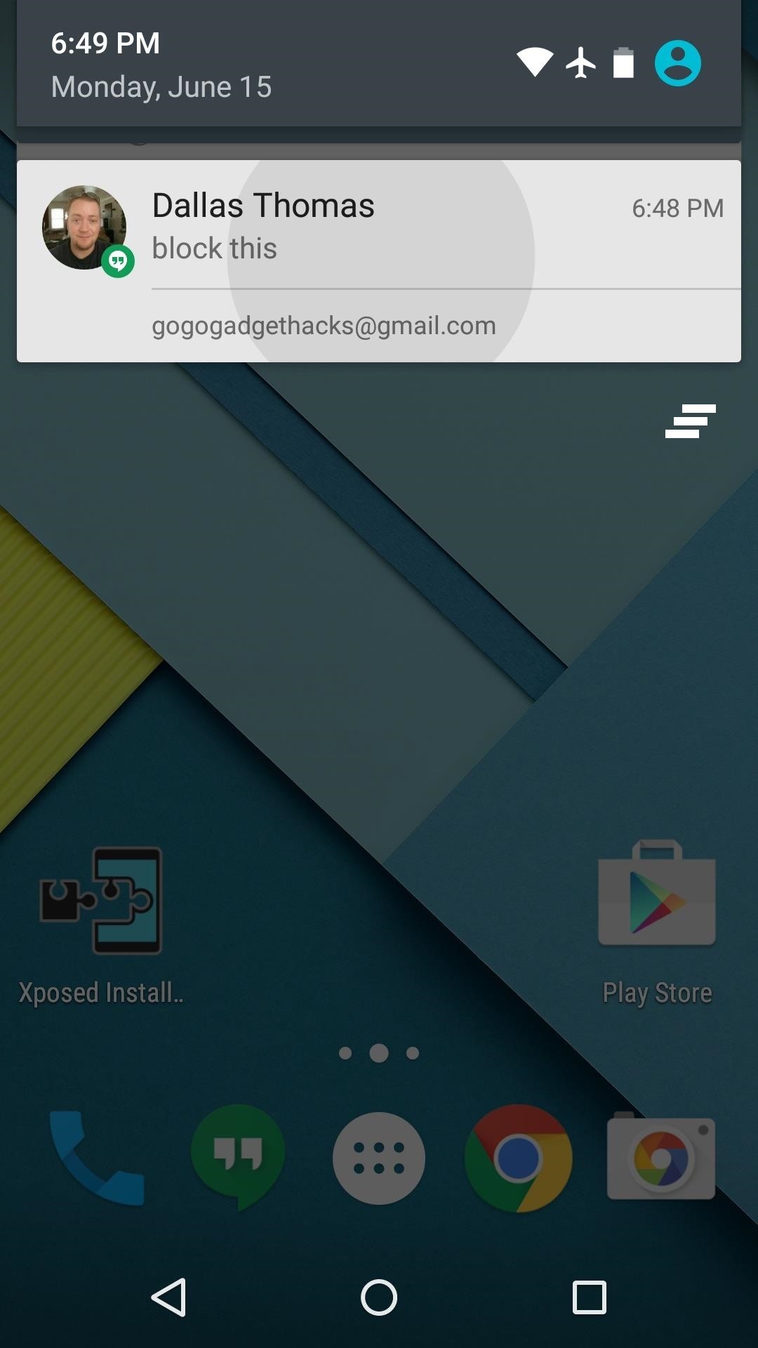 Badoo android notification Android