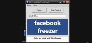 Freeze accounts on Facebook with Facebook Freezer