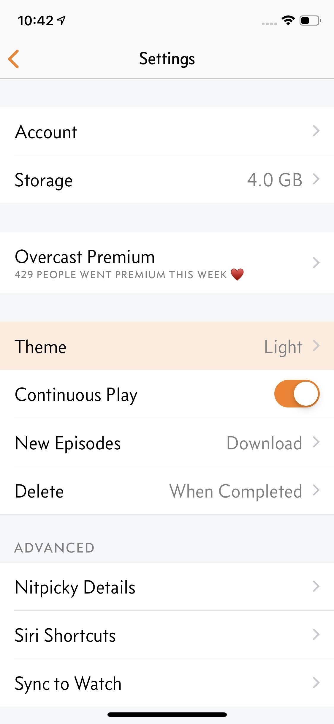 How to Enable Dark Mode on Overcast for iPhone