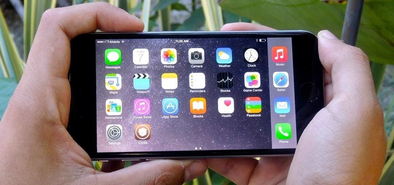 Get The Iphone 6 Plus Resolution Home Screen Landscape Mode On