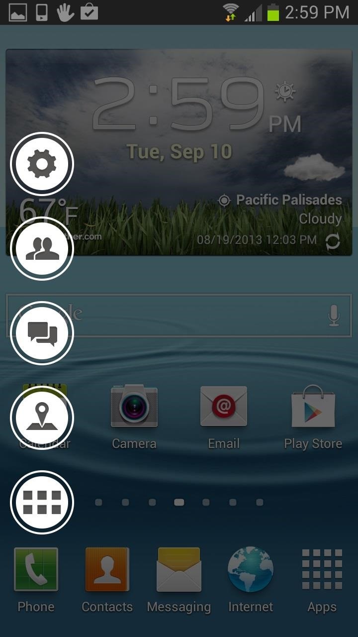 How to Add a Gesture-Based Launcher on Top of Your Samsung Galaxy S3's Current Launcher