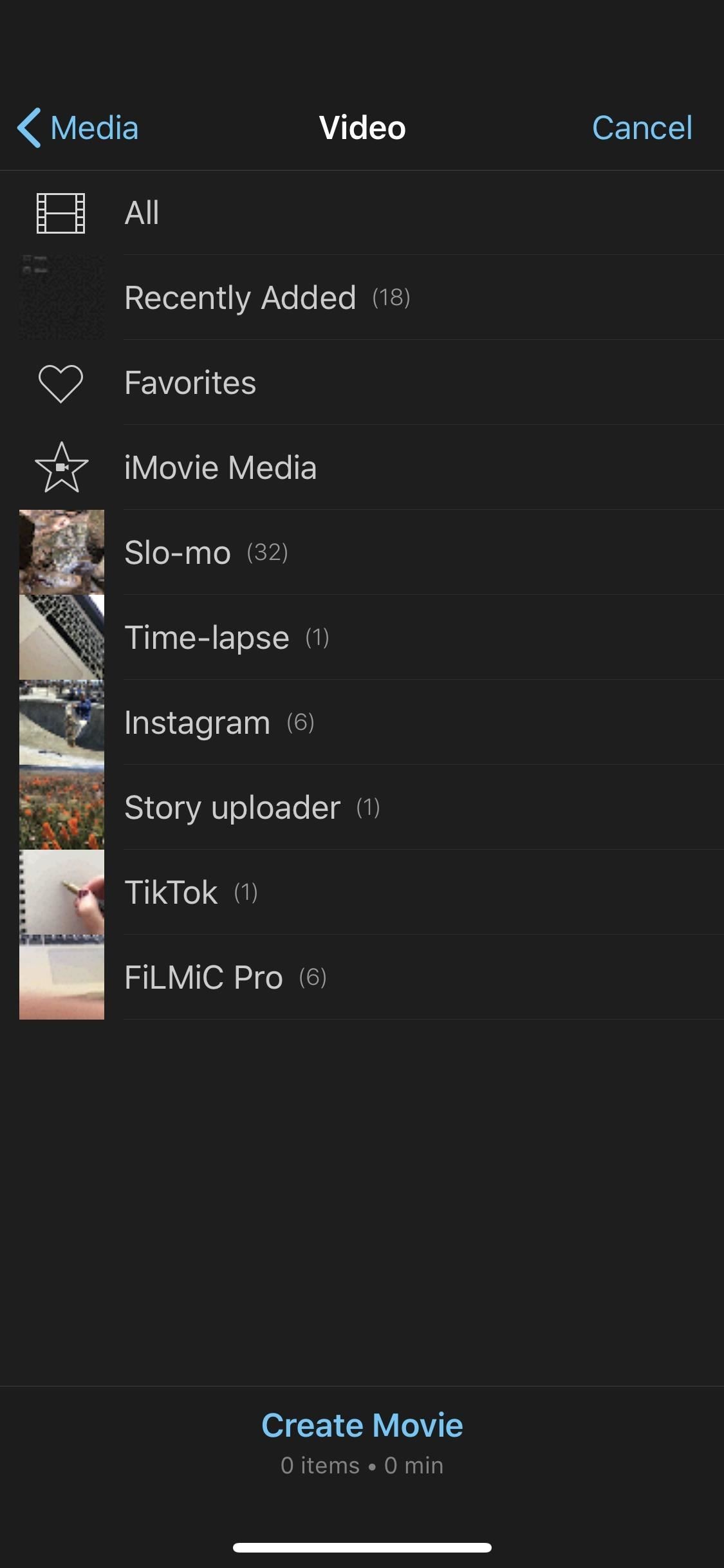 How to Create a New Movie Project in iMovie on Your iPhone