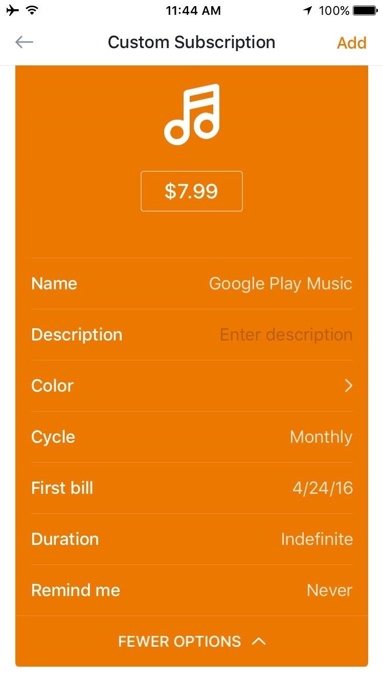 Keep Track of What You Spend on Spotify, Netflix, & Other Online Subscriptions Using Your iPhone