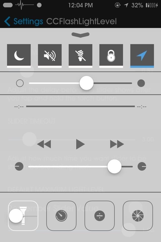 How to Add a Dimmer Switch to Your iPhone's Flashlight in the Control Center
