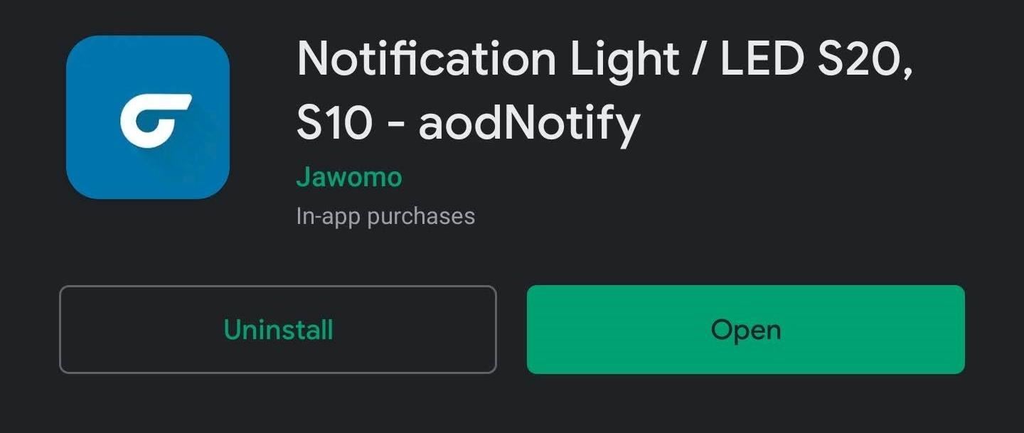 Add a Blinking Notification Light to Samsung's Always on Display on Your Galaxy