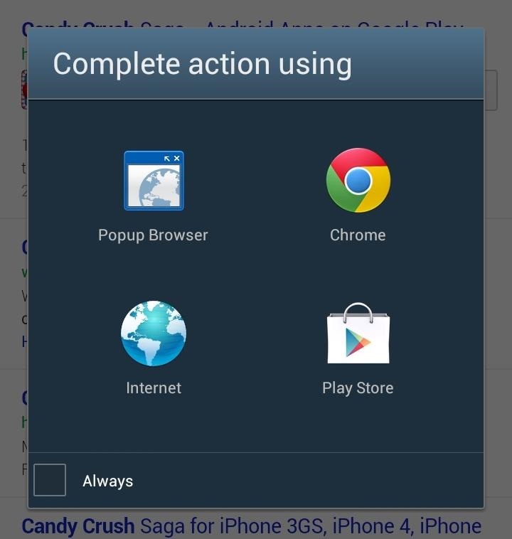 The Fastest Way to Choose Which App Launches Links & Files: Remove the "Just Once" Prompt on Your Galaxy Note 2
