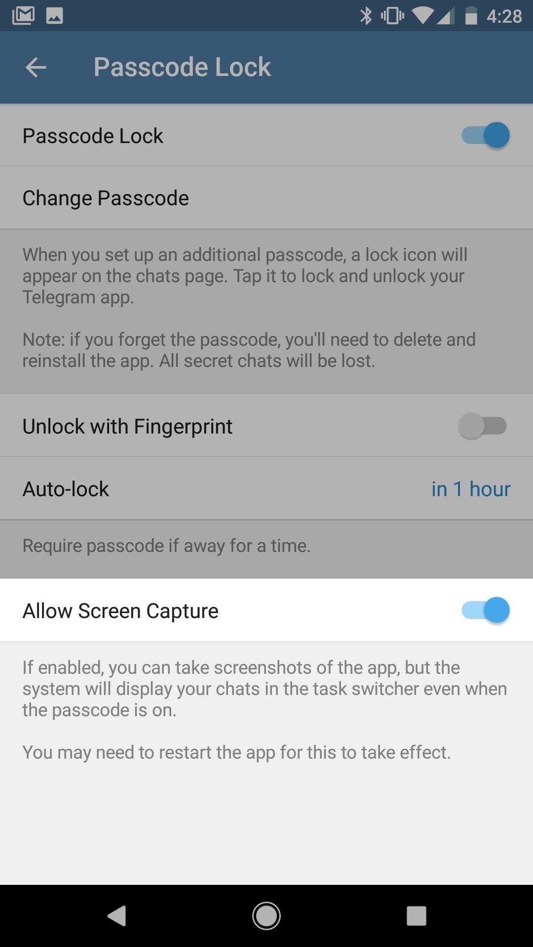 How to Take Screenshots of Telegram Secret Chats on Android