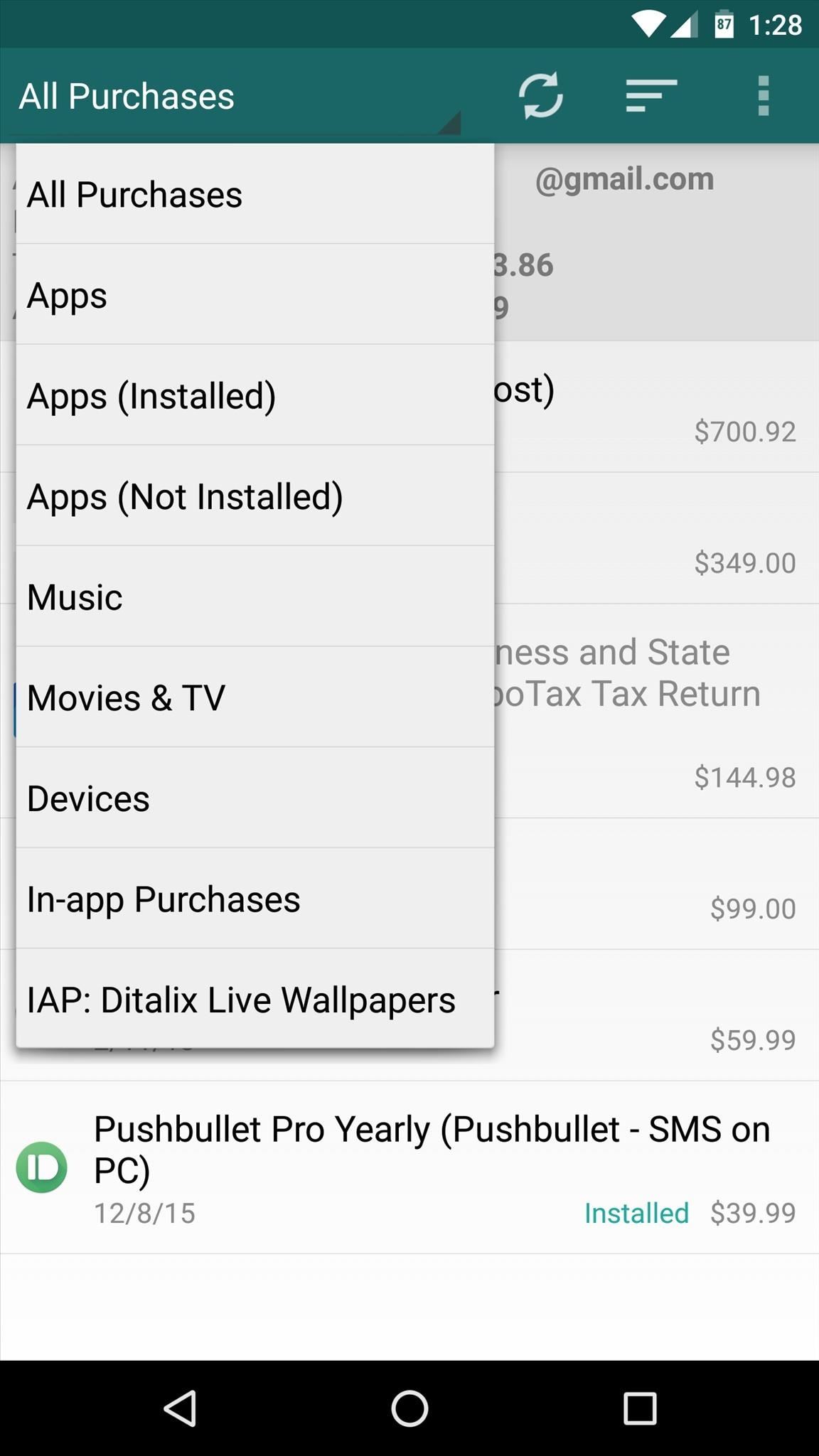How to See Your Google Play Store Spending History