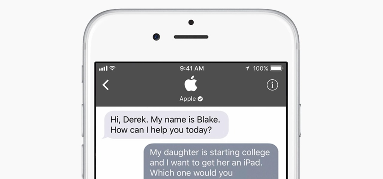 Apple Is Bringing Business Chat to iMessage in iOS 11