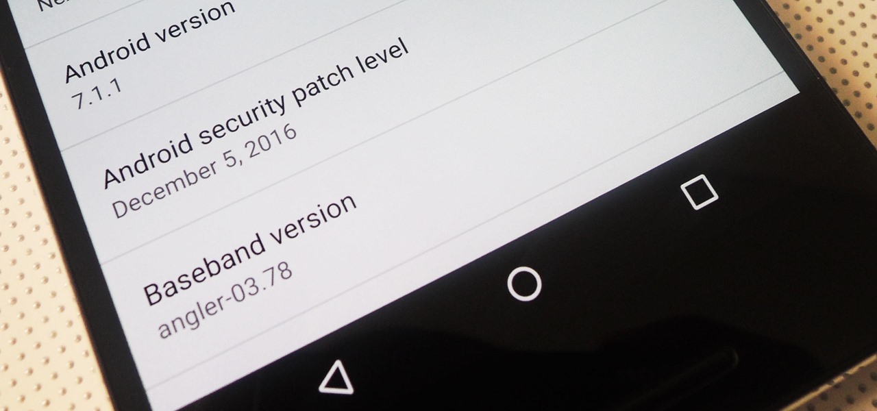 Install Android 7.1.1 on Your Verizon Nexus 6P