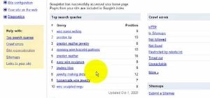 Add your site to Google Webmaster Tools