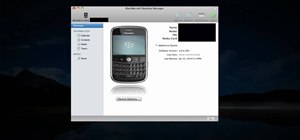 Sync a BlackBerry with a Mac and iTunes